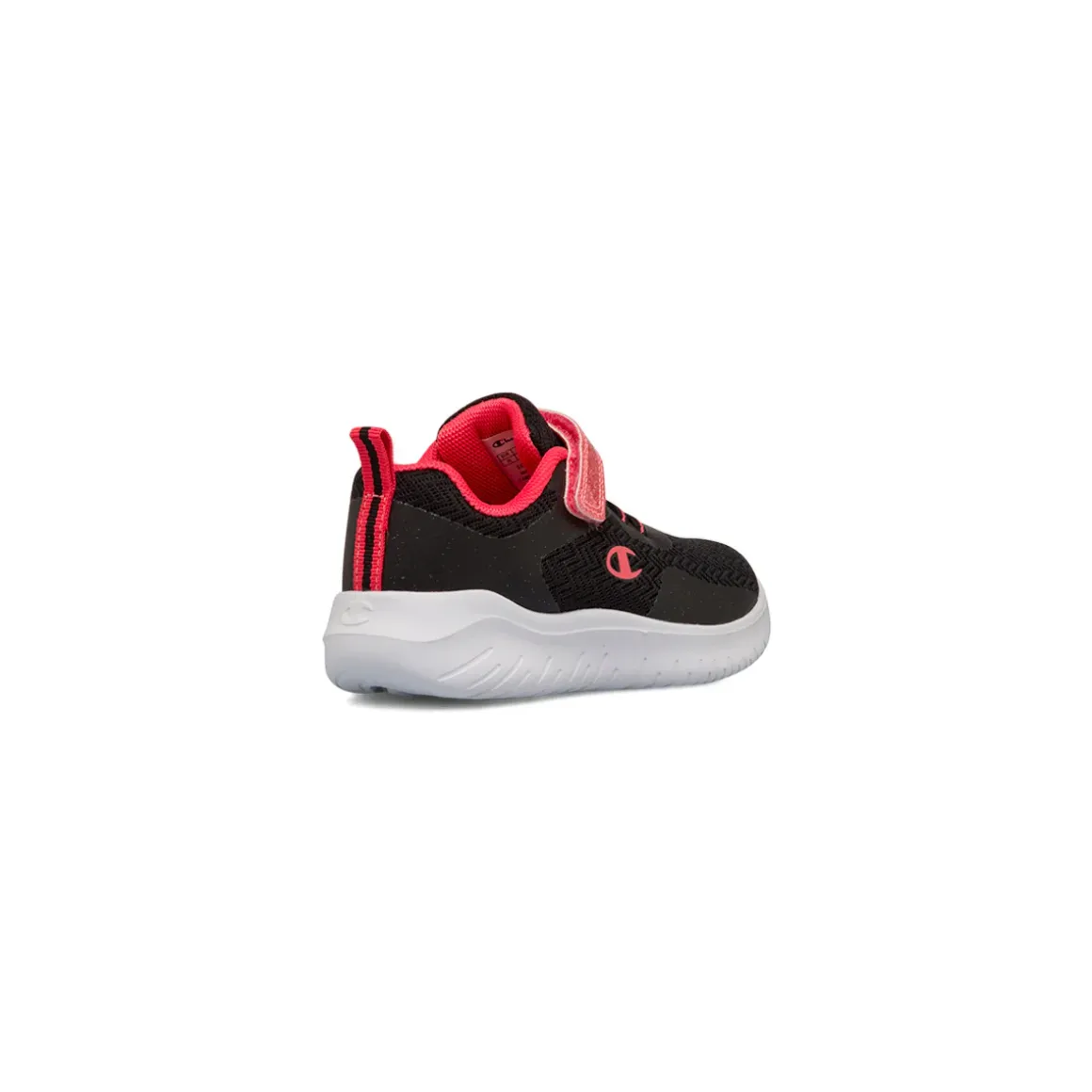 Sneakers nere e rosa da Bambina Softy Evolve con chiusura a strappo Champion