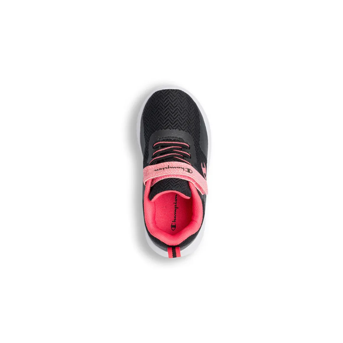 Sneakers nere e rosa da Bambina Softy Evolve con chiusura a strappo Champion