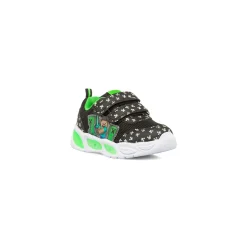 Sneakers nere e verdi da Bambino con Luci nella suola Minecraft