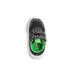 Sneakers nere e verdi da Bambino con Luci nella suola Minecraft