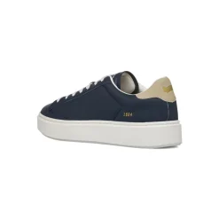 Sneakers platform blu navy con dettaglio beige da Uomo e con logo Gas
