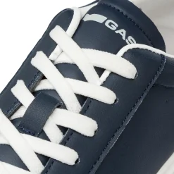 Sneakers platform blu navy con dettaglio beige da Uomo e con logo Gas