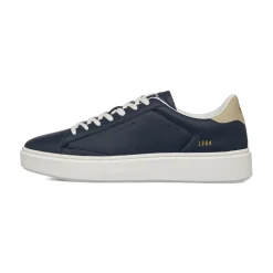 Sneakers platform blu navy con dettaglio beige da Uomo e con logo Gas