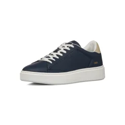 Sneakers platform blu navy con dettaglio beige da Uomo e con logo Gas