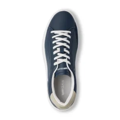 Sneakers platform blu navy con dettaglio beige da Uomo e con logo Gas