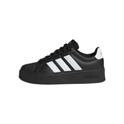 Sneakers platform nere da Donna con logo bianco adidas Streettalk