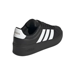 Sneakers platform nere da Donna con logo bianco adidas Streettalk