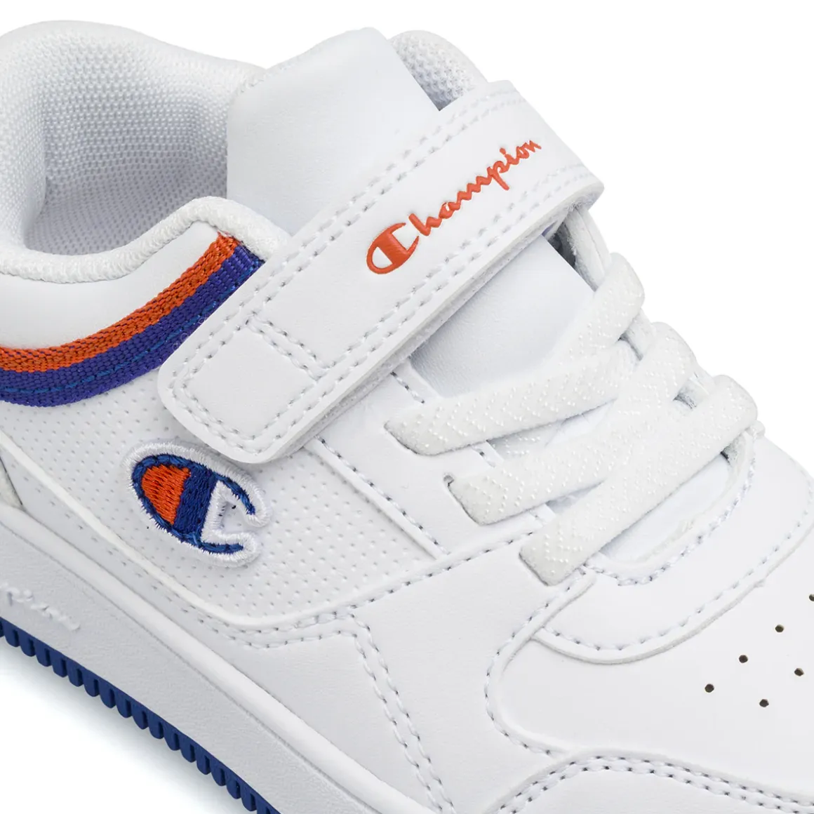 Sneakers Primi passi Bambini bianche con chiusura a strappo Champion