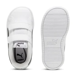 Sneakers primi passi bambino e bambina bianche con dettaglio nero Puma Rickie Classic