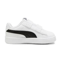 Sneakers primi passi bambino e bambina bianche con dettaglio nero Puma Rickie Classic