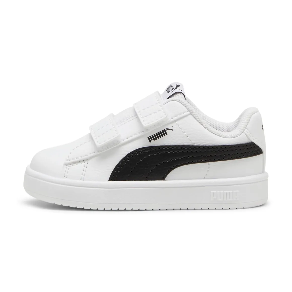 Sneakers primi passi bambino e bambina bianche con dettaglio nero Puma Rickie Classic