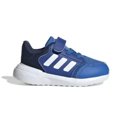 Sneakers primi passi bambino blu e bianche con logo adidas Tensaur Run 3.1