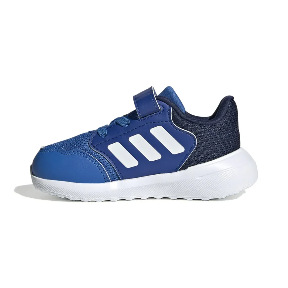 Sneakers primi passi bambino blu e bianche con logo adidas Tensaur Run 3.1