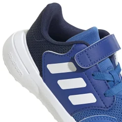 Sneakers primi passi bambino blu e bianche con logo adidas Tensaur Run 3.1