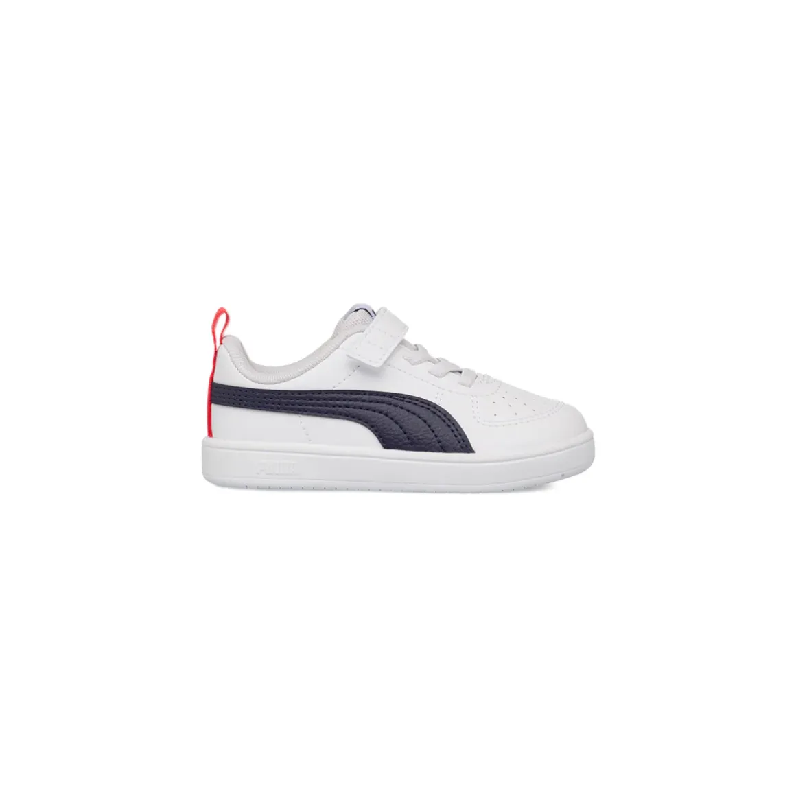 Sneakers primi passi bambino bianche con dettagli blu Puma Rickie