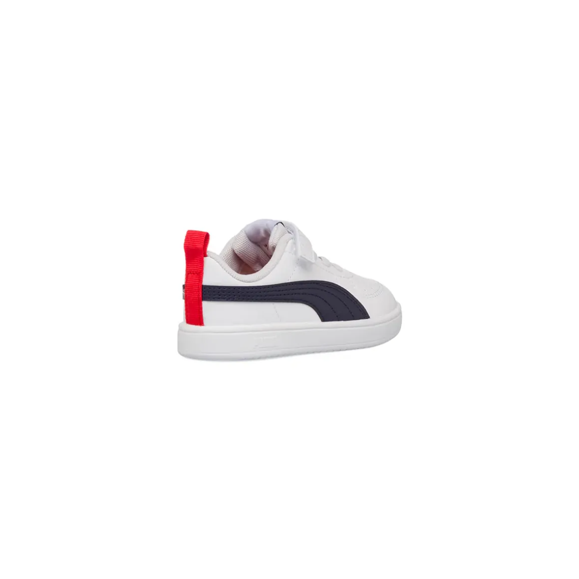 Sneakers primi passi bambino bianche con dettagli blu Puma Rickie