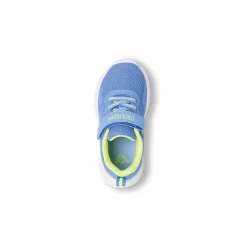 Sneakers Primi Passi bambino Kappa blu con strappo e dettagli verdi