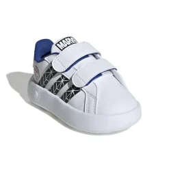 Sneakers primi passi bianche da bambino con stampa Spiderman adidas Grand Court CF I