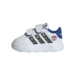 Sneakers primi passi bianche da bambino con stampa Spiderman adidas Grand Court CF I