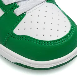 Sneakers primi passi bianche e verdi da bambino Puma Rebound V6 Lo AC+ Inf