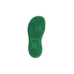 Sneakers primi passi bianche e verdi da bambino Puma Rebound V6 Lo AC+ Inf