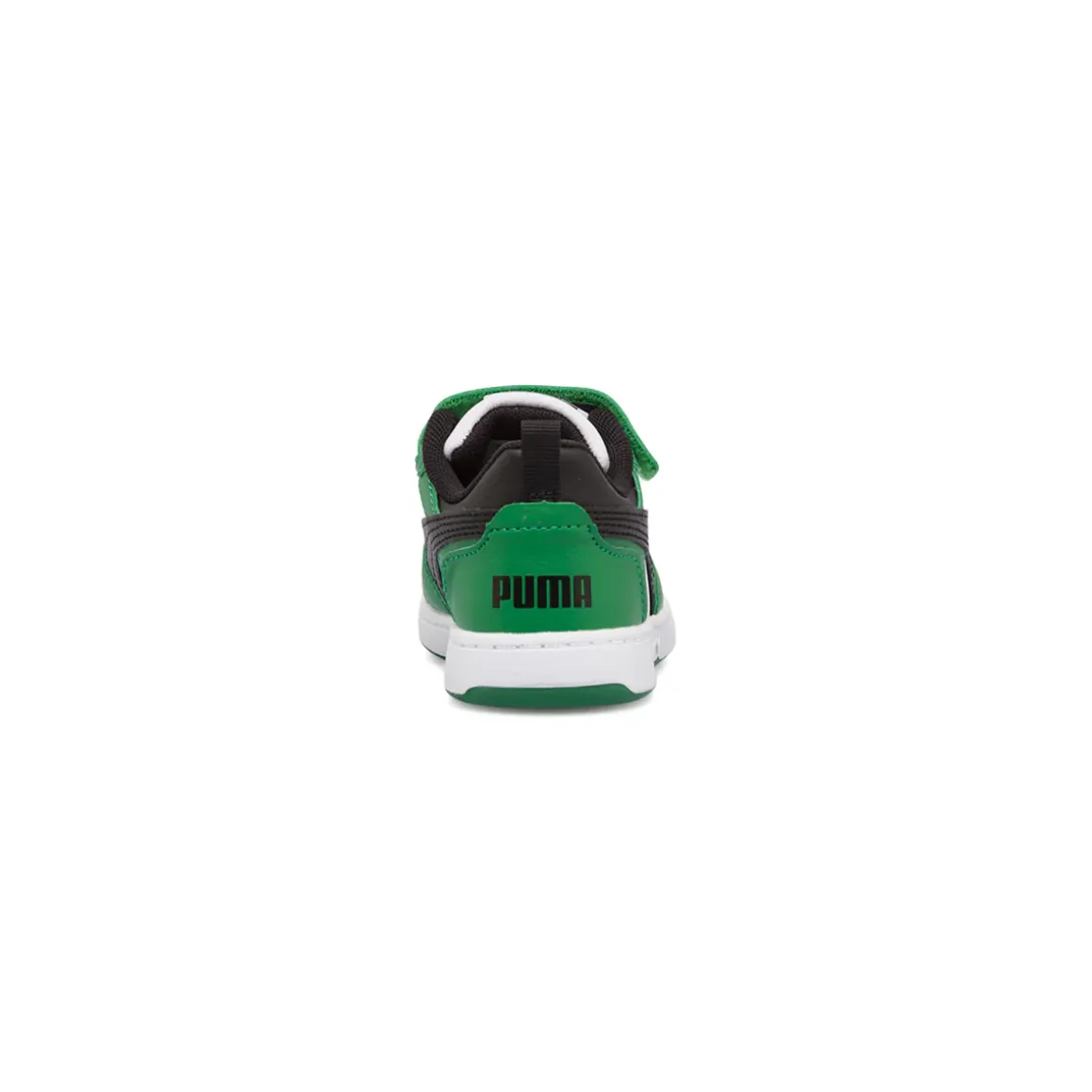 Sneakers primi passi bianche e verdi da bambino Puma Rebound V6 Lo AC+ Inf