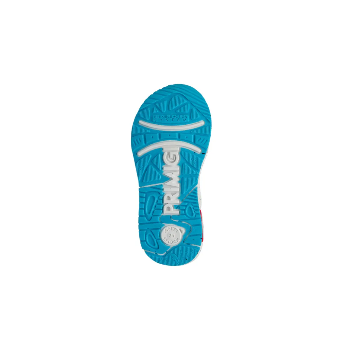 Sneakers primi passi blu da bambino con luci nella suola Primigi Baby Air Light