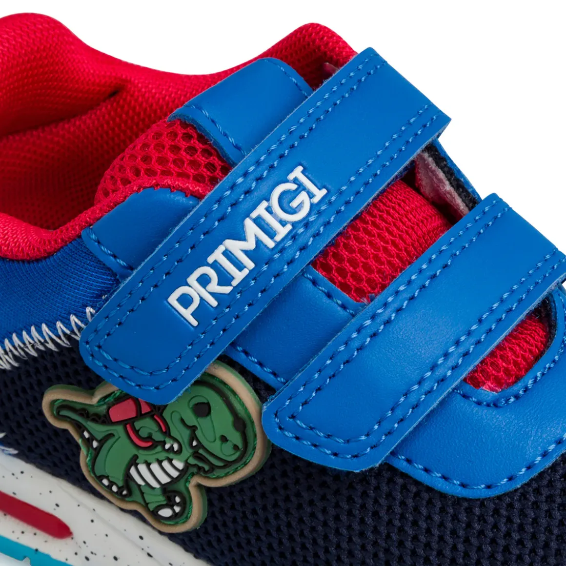 Sneakers primi passi blu da bambino con luci nella suola Primigi Baby Air Light