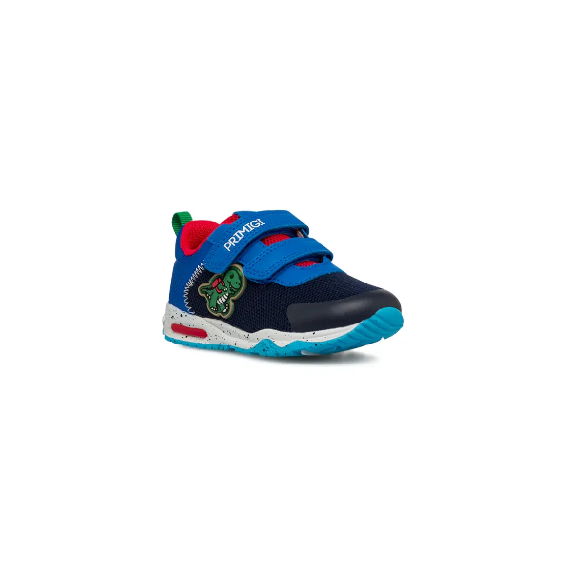 Sneakers primi passi blu da bambino con luci nella suola Primigi Baby Air Light