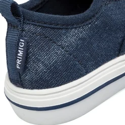 Sneakers Primi passi blu effetto jeans da Bambino in tessuto Primigi