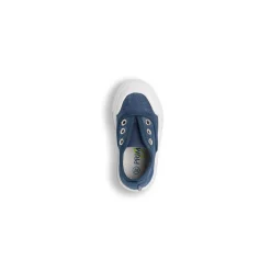 Sneakers Primi passi blu effetto jeans da Bambino in tessuto Primigi