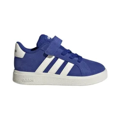 Sneakers Primi Passi blu per bambino con strappo adidas Grand Court