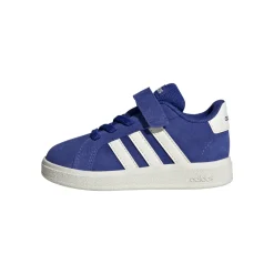 Sneakers Primi Passi blu per bambino con strappo adidas Grand Court