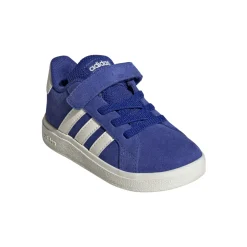 Sneakers Primi Passi blu per bambino con strappo adidas Grand Court
