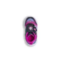 Sneakers Primi passi da bambina fucsia con unicorno e luci Le scarpe di Alice