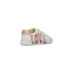 Sneakers Ragazza bianche con scritta LOVE Dieci Baci
