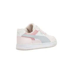 Sneakers Ragazza Bianche e Rosa con Dettagli Azzurri Puma Caven III