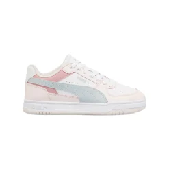 Sneakers Ragazza Bianche e Rosa con Dettagli Azzurri Puma Caven III