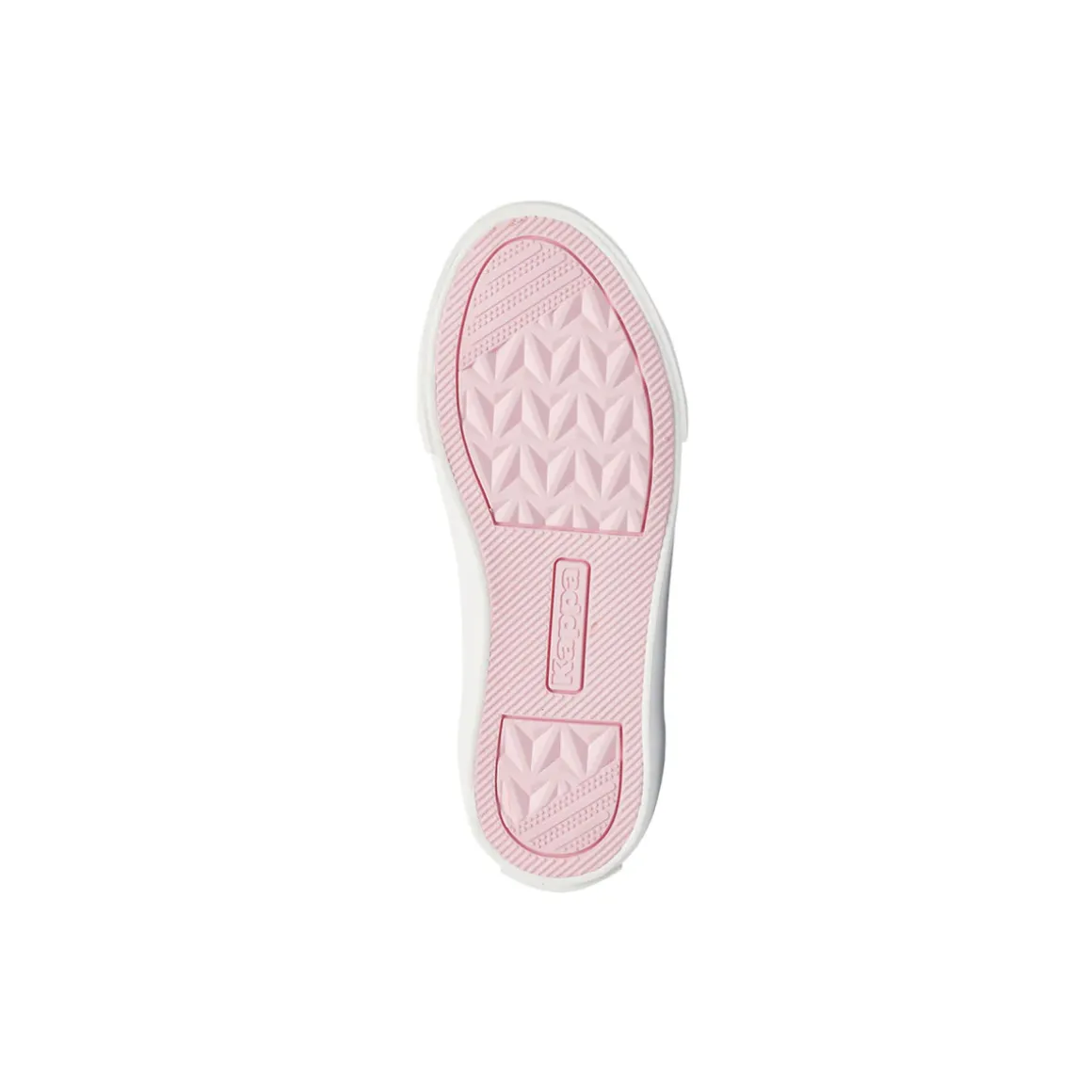 Sneakers Ragazza Kappa lilla con inserti bianchi e strappo in velcro