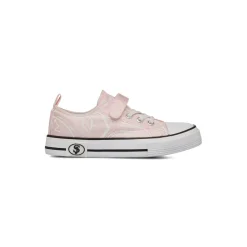 Sneakers Ragazza rosa in tela con dettagli cuore Swish Jeans