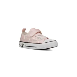 Sneakers Ragazza rosa in tela con dettagli cuore Swish Jeans