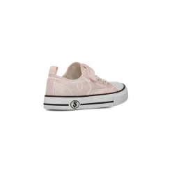 Sneakers Ragazza rosa in tela con dettagli cuore Swish Jeans