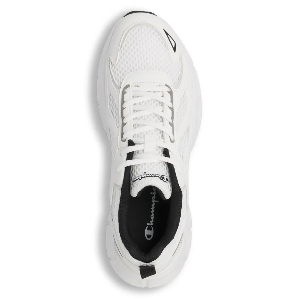 Sneakers retro da Uomo bianche in tessuto mesh Champion
