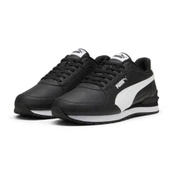 Sneakers retro da Uomo nere con inserti bianchi Puma Runner v4