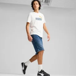 Sneakers retro da Uomo nere con inserti bianchi Puma Runner v4