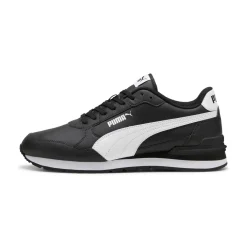 Sneakers retro da Uomo nere con inserti bianchi Puma Runner v4