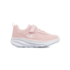 Sneakers Rosa Bambina in tessuto mesh con chiusura a strappo Champion