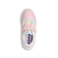 Sneakers rosa con dettagli multicolor da Bambina Dieci Baci