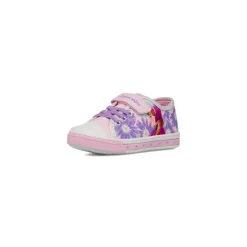 Sneakers rosa da Bambina con chiusura con strappi e stampa Frozen