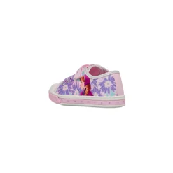 Sneakers rosa da Bambina con chiusura con strappi e stampa Frozen